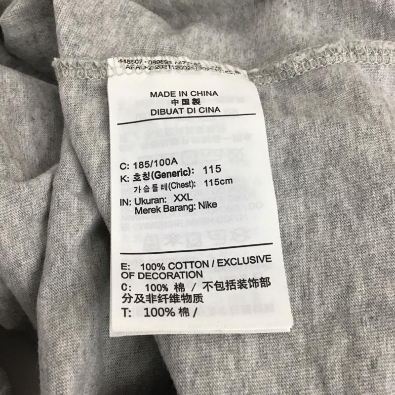 エアジョーダン AIR JORDAN Tシャツ 半袖 HQ8972-050 XXL ロゴ、文字 X プリント 灰 / グレー / gray メンズ USED 古着 中古 10155706