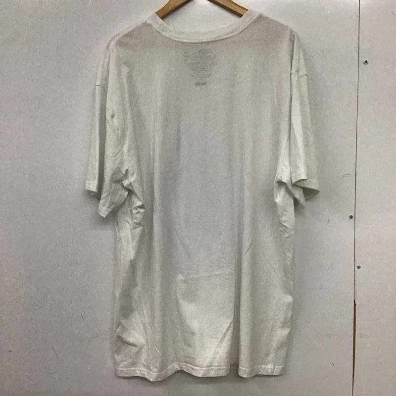 ブルーブルー BLUE BLUE Tシャツ 半袖 XL ロゴ、文字 白 / ホワイト / white メンズ USED 古着 中古 10155708