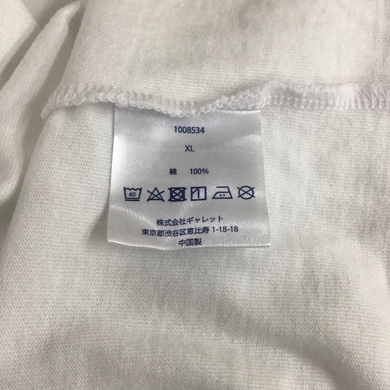 ブルーブルー BLUE BLUE Tシャツ 半袖 XL ロゴ、文字 白 / ホワイト / white メンズ USED 古着 中古 10155708