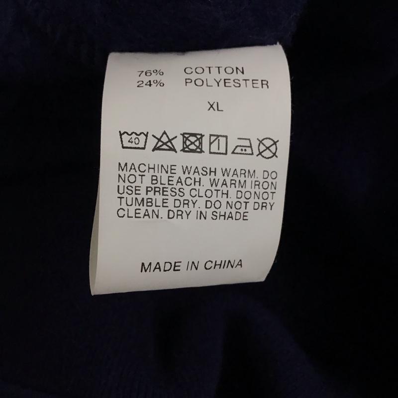 シアター ciatre パーカー 長袖 XL 無地 紺 / ネイビー / navy メンズ USED 古着 中古 10155709