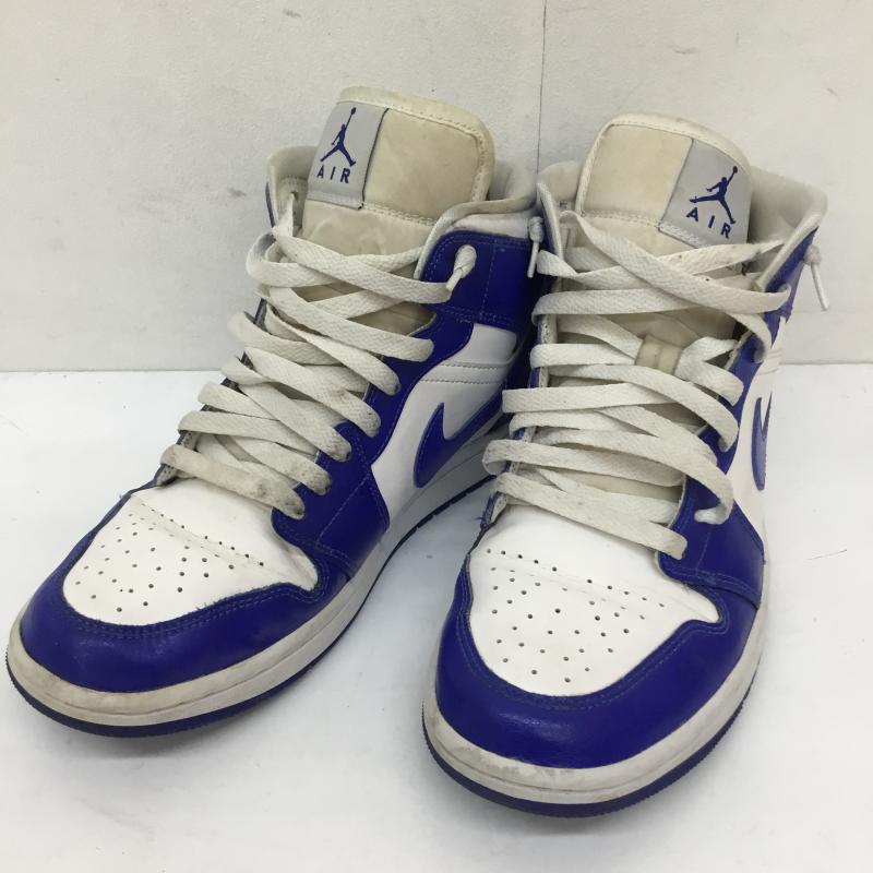ナイキ NIKE スニーカー スニーカー Nike Women s Air Jordan 1 Mid Kentucky Blue BQ6472-104 27.0cm ロゴ、文字 青 / ブルー / blue メンズ USED 古着 中古 10155711