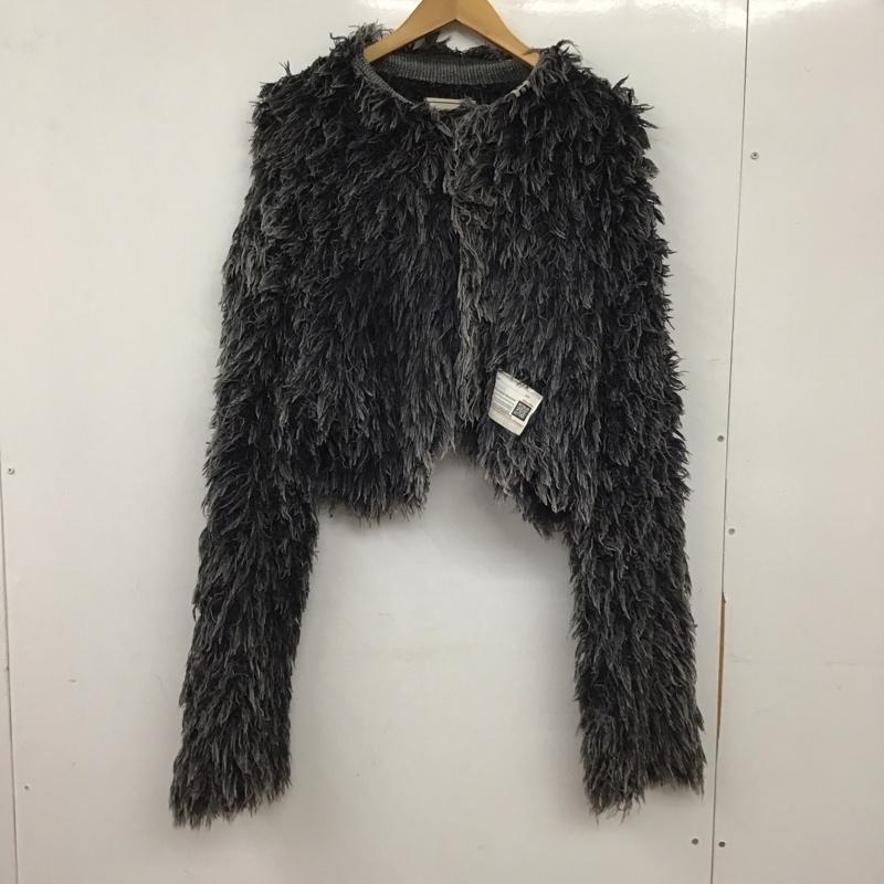 メゾンミハラヤスヒロ Maison MIHARA YASUHIRO カーディガン 長袖 B15CD511 ブリーチ加工のシャギーニットセーター 38 無地 マルチカラー / マルチカラー / multicolor レディース USED 古着 中古 10155712