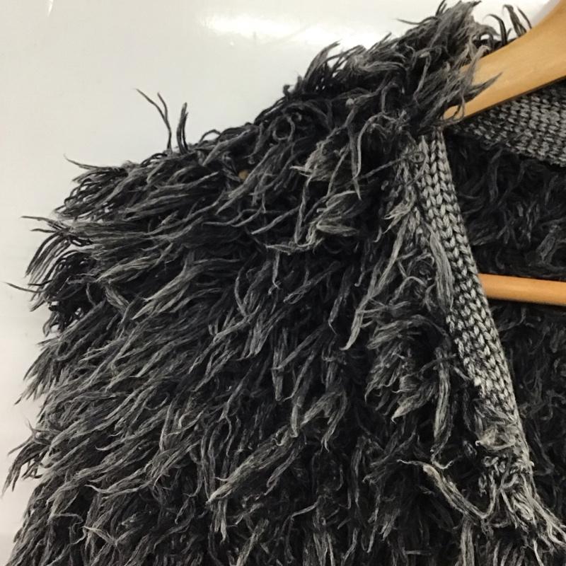 メゾンミハラヤスヒロ Maison MIHARA YASUHIRO カーディガン 長袖 B15CD511 ブリーチ加工のシャギーニットセーター 38 無地 マルチカラー / マルチカラー / multicolor レディース USED 古着 中古 10155712