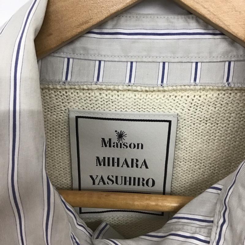 メゾンミハラヤスヒロ Maison MIHARA YASUHIRO ニット、セーター 長袖 B14SW521 CROPPED LAYERED PULLOVER 38 無地 マルチカラー / マルチカラー / multicolor レディース USED 古着 中古 10155713
