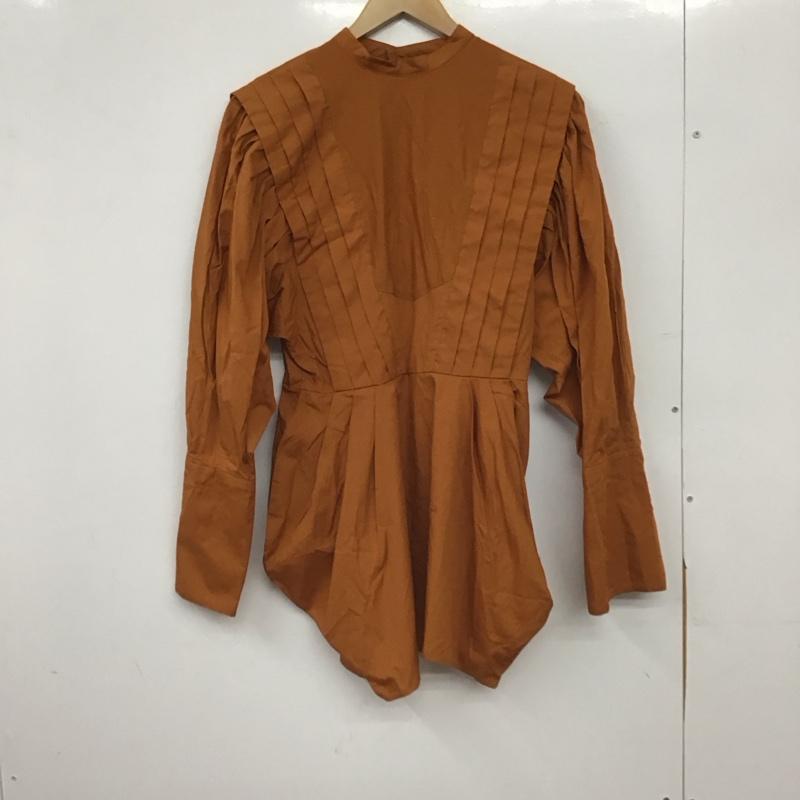 スライ SLY ワンピース ミニスカート 030BSY33-0010 TUCKDRAPEシャツワンピース 1 無地 茶 / ブラウン / brown レディース USED 古着 中古 10155715