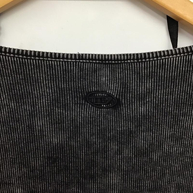 ディーゼル DIESEL ワンピース ミニスカート M 無地 黒 / ブラック / black レディース USED 古着 中古 10155716