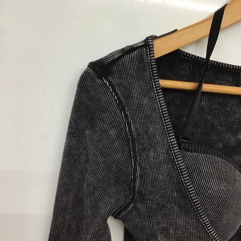 ディーゼル DIESEL ワンピース ミニスカート M 無地 黒 / ブラック / black レディース USED 古着 中古 10155716