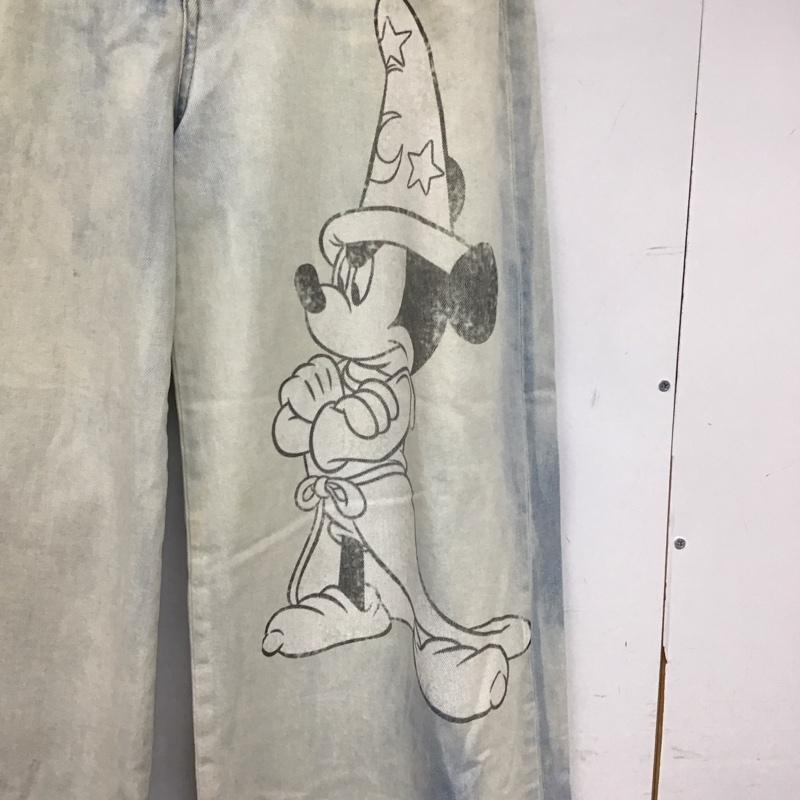 ステラマッカートニー STELLA McCARTNEY パンツ デニム、ジーンズ Fantasia Mickey Print Denim Trousers ディズニーファンタジア ミッキープリントデニムトラウザー M プリント 水色 / ライトブルー / レディース USED 古着 中古 10155719