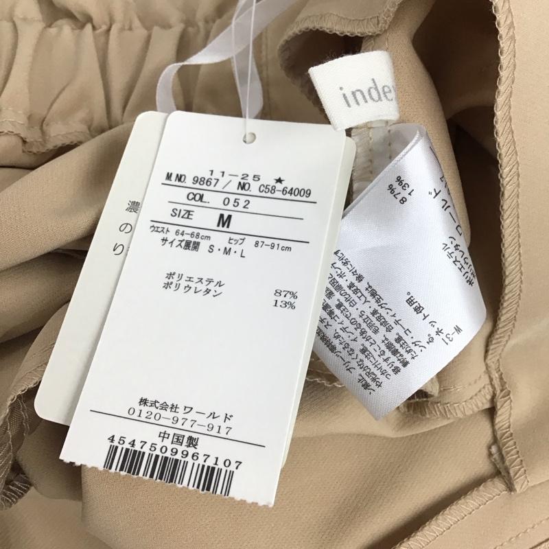 インデックス index パンツ スラックス M 無地 ベージュ / ベージュ / beige レディース USED 古着 中古 10155720