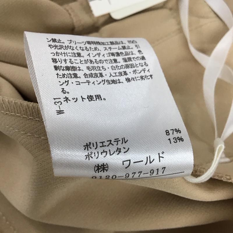 インデックス index パンツ スラックス M 無地 ベージュ / ベージュ / beige レディース USED 古着 中古 10155720