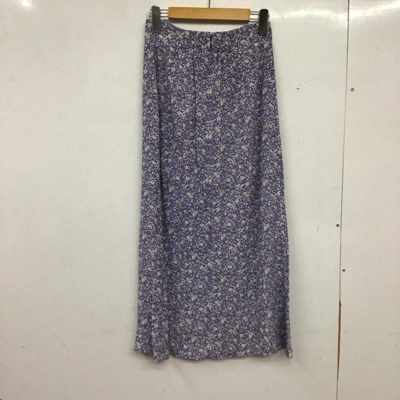 フレイ アイディー FRAY I.D スカート ロングスカート 0 総柄 紫 / パープル / purple レディース USED 古着 中古 10155721