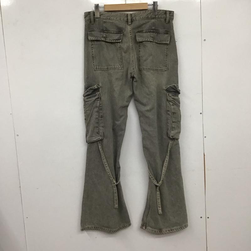 ザラ ZARA パンツ デニム、ジーンズ 38 無地 灰 / グレー / gray レディース USED 古着 中古 10155722