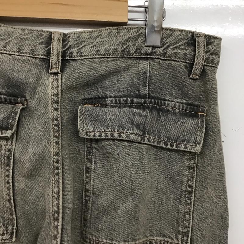 ザラ ZARA パンツ デニム、ジーンズ 38 無地 灰 / グレー / gray レディース USED 古着 中古 10155722