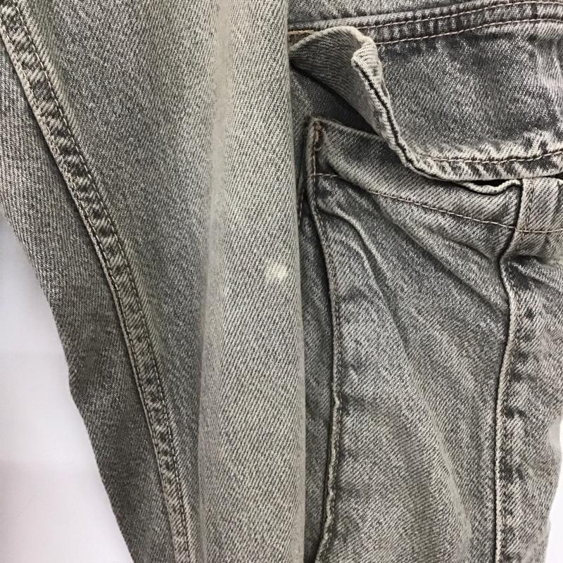 ザラ ZARA パンツ デニム、ジーンズ 38 無地 灰 / グレー / gray レディース USED 古着 中古 10155722