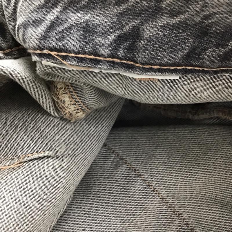 ザラ ZARA パンツ デニム、ジーンズ 38 無地 灰 / グレー / gray レディース USED 古着 中古 10155722
