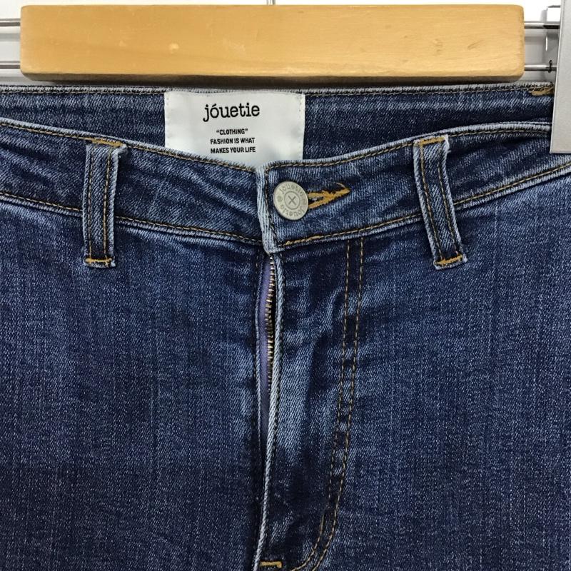 ジュエティ jouetie パンツ デニム、ジーンズ 082052400101 サイドレースアップフィットデニム M 無地 水色 / ライトブルー / レディース USED 古着 中古 10155723