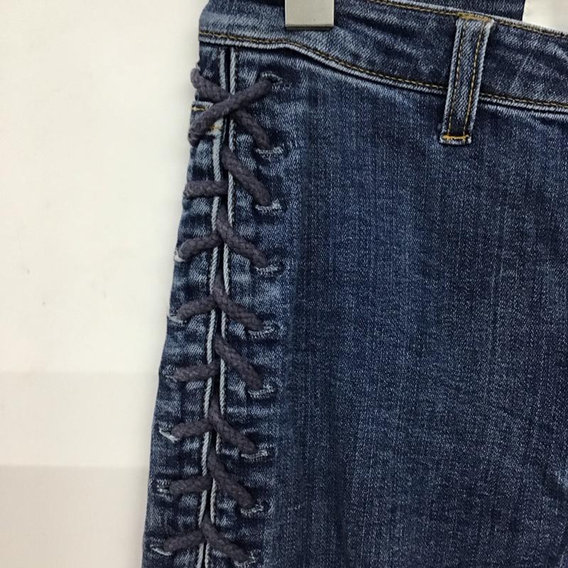 ジュエティ jouetie パンツ デニム、ジーンズ 082052400101 サイドレースアップフィットデニム M 無地 水色 / ライトブルー / レディース USED 古着 中古 10155723