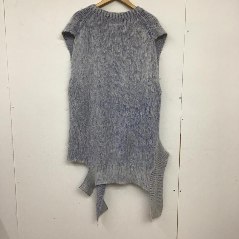 メゾンミハラヤスヒロ Maison MIHARA YASUHIRO ニット、セーター 半袖 B07SW523 Vネックニットベスト FREE 無地 マルチカラー / マルチカラー / multicolor レディース USED 古着 中古 10155725