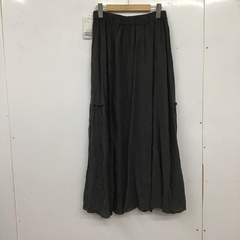 シンプリシテェ Simplicite スカート ロングスカート タグ付 FREE 無地 黒 / ブラック / black レディース USED 古着 中古 10155729