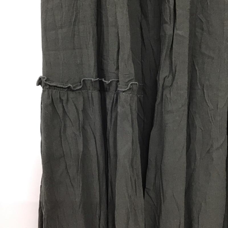 シンプリシテェ Simplicite スカート ロングスカート タグ付 FREE 無地 黒 / ブラック / black レディース USED 古着 中古 10155729