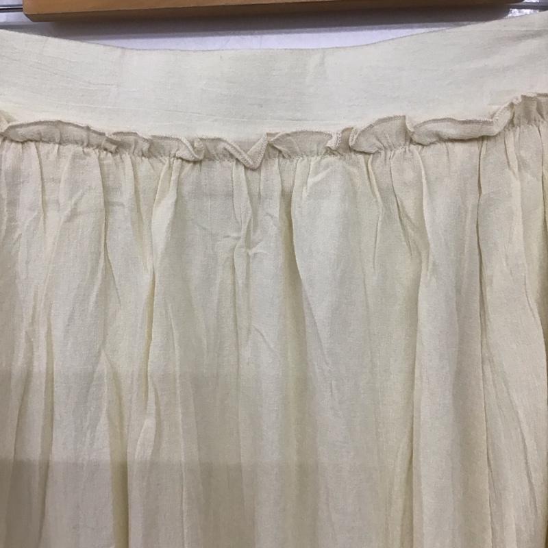 シンプリシテェ Simplicite スカート ロングスカート タグ付 FREE 無地 アイボリー / アイボリー / レディース USED 古着 中古 10155730
