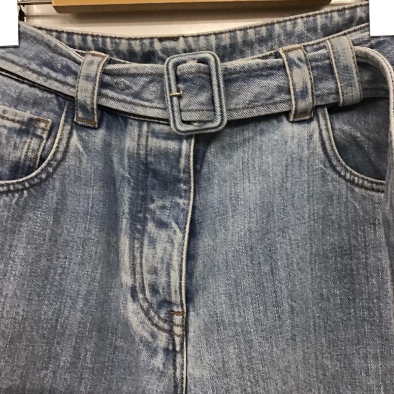 プラダ PRADA パンツ デニム、ジーンズ 26インチ プリント 水色 / ライトブルー / レディース USED 古着 中古 10155731