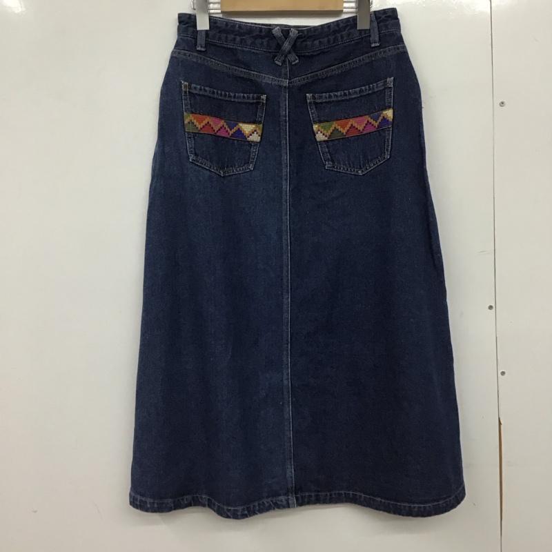チチカカ TITICACA スカート ロングスカート S 無地 インディゴ / インディゴ / Indigo レディース USED 古着 中古 10155732