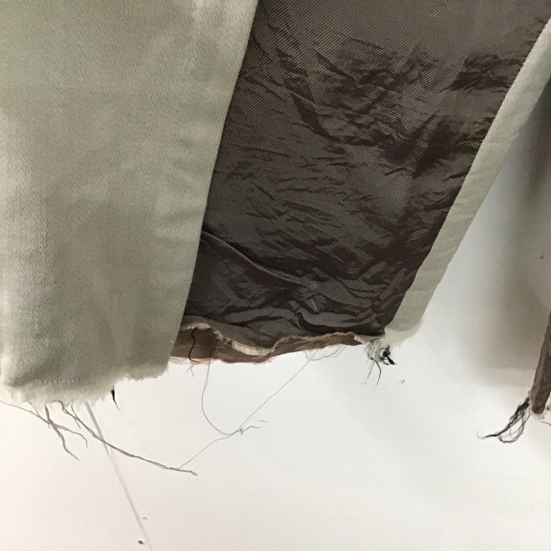 メゾンミハラヤスヒロ Maison MIHARA YASUHIRO パンツ ワークパンツ、ペインターパンツ B09PT082 ベルト付きワイドレッグパンツ 40 無地 灰 / グレー / gray レディース USED 古着 中古 10155733
