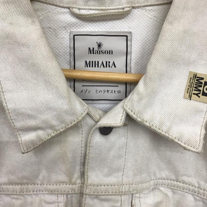 メゾンミハラヤスヒロ Maison MIHARA YASUHIRO ジャケット、上着 ジャケット、ブレザー デニムジャケット 38 無地 白 / ホワイト / white レディース USED 古着 中古 10155735