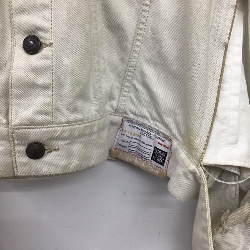 メゾンミハラヤスヒロ Maison MIHARA YASUHIRO ジャケット、上着 ジャケット、ブレザー デニムジャケット 38 無地 白 / ホワイト / white レディース USED 古着 中古 10155735
