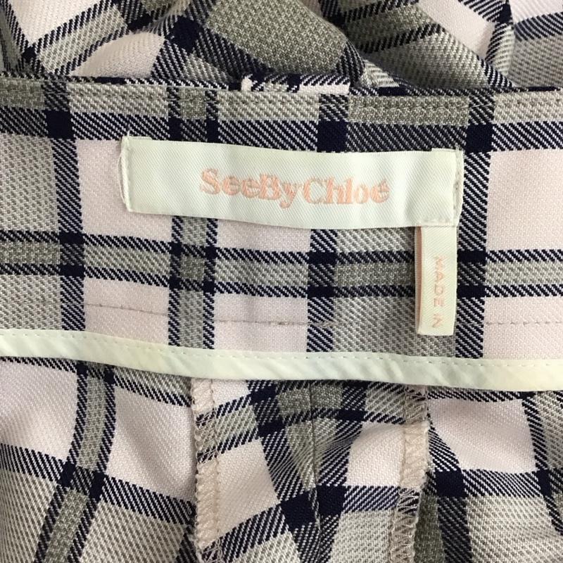 シーバイクロエ SEE BY CHLOE パンツ スラックス 36 チェック マルチカラー / マルチカラー / multicolor レディース USED 古着 中古 10155737