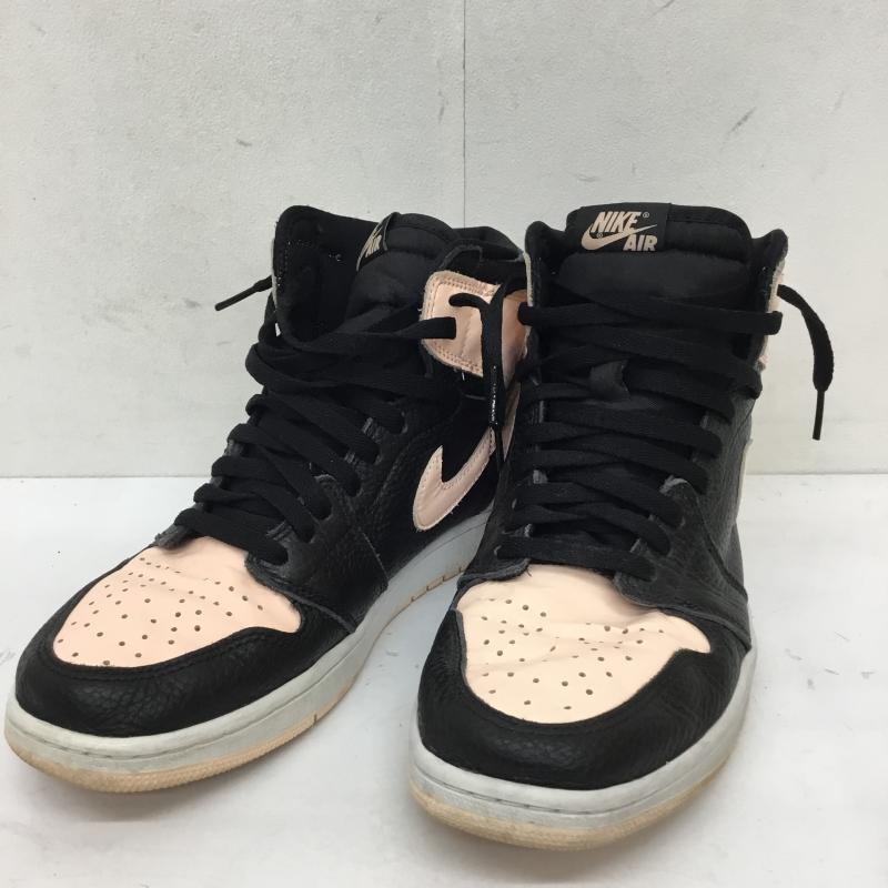ナイキ NIKE スニーカー スニーカー Nike Air Jordan 1 Retro High OG Crimson Tint 555088-081 28.0cm ロゴ、文字 桃 / ピンク / pink X 黒 / ブラック / black メンズ USED 古着 中古 10155738