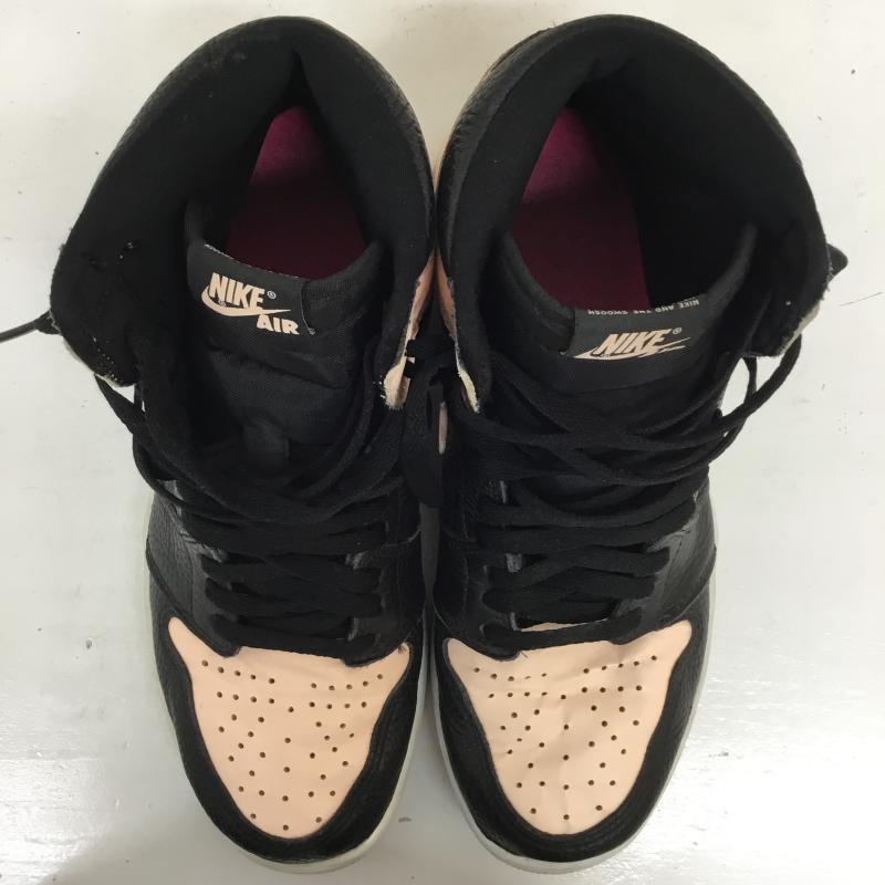 ナイキ NIKE スニーカー スニーカー Nike Air Jordan 1 Retro High OG Crimson Tint 555088-081 28.0cm ロゴ、文字 桃 / ピンク / pink X 黒 / ブラック / black メンズ USED 古着 中古 10155738