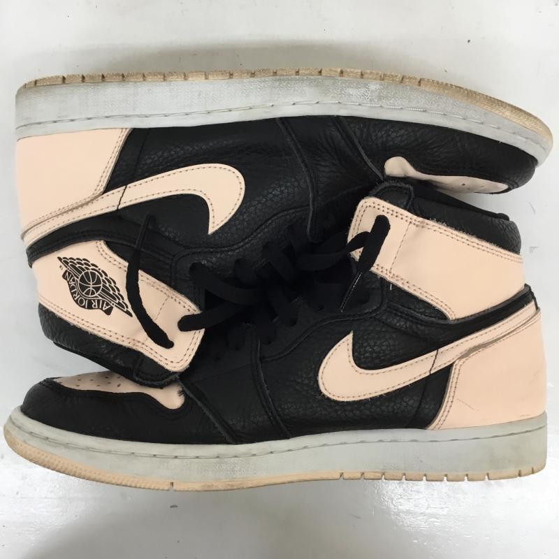 ナイキ NIKE スニーカー スニーカー Nike Air Jordan 1 Retro High OG Crimson Tint 555088-081 28.0cm ロゴ、文字 桃 / ピンク / pink X 黒 / ブラック / black メンズ USED 古着 中古 10155738