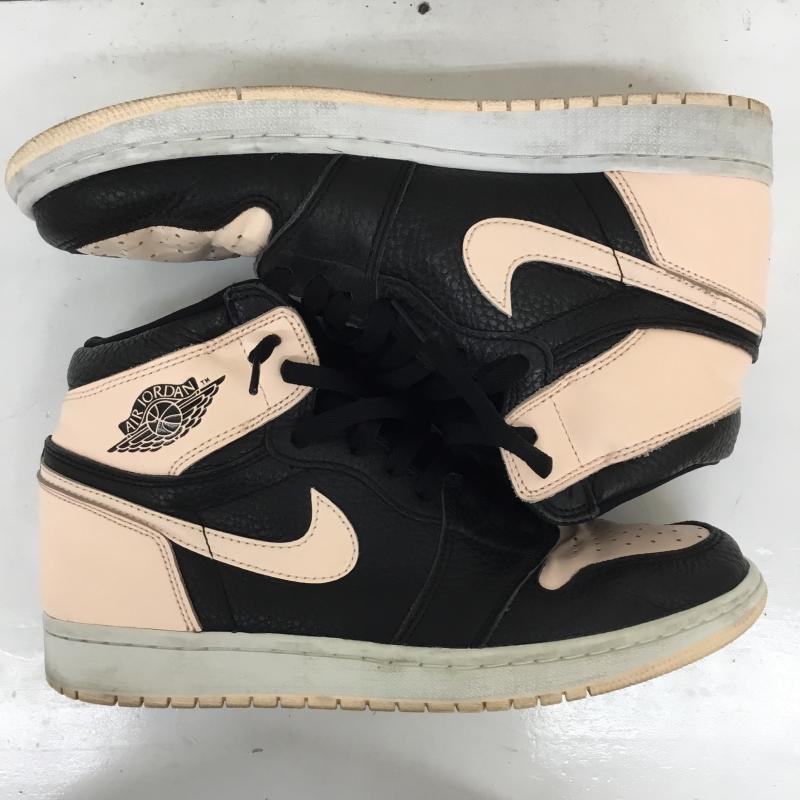 ナイキ NIKE スニーカー スニーカー Nike Air Jordan 1 Retro High OG Crimson Tint 555088-081 28.0cm ロゴ、文字 桃 / ピンク / pink X 黒 / ブラック / black メンズ USED 古着 中古 10155738