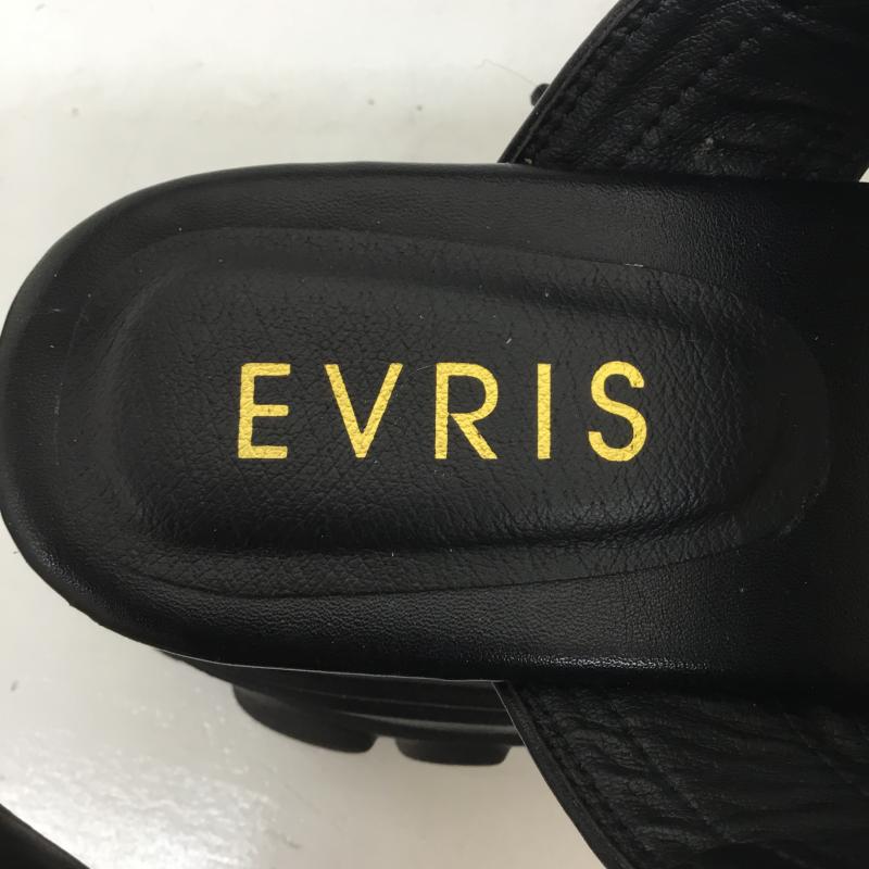 エヴリス EVRIS サンダル サンダル EVRIS バックルデザイン スポーツサンダル ブラック 23.5cm 無地 黒 / ブラック / black レディース USED 古着 中古 10155741