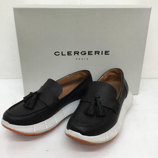 ロベール・クレジュリー Robert Clergerie ローファー ローファー CLEGERIE 本革 タッセルローファー ブラック 36 23.0cm 無地 黒 / ブラック / black レディース USED 古着 中古 10155742