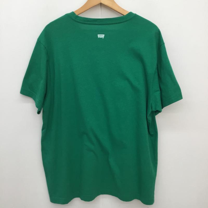 リーバイス Levi s Tシャツ 半袖 Levi s バットウィング ロゴ Tシャツ グリーン XL ロゴ、文字 緑 / グリーン / green メンズ USED 古着 中古 10155744
