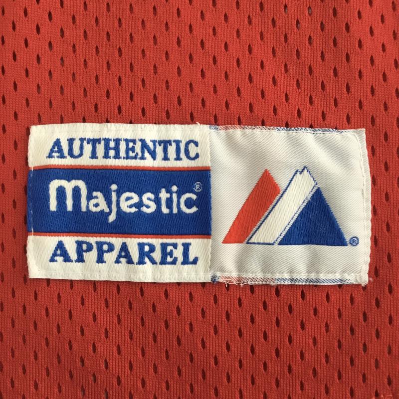マジェスティック MAJESTIC シャツ、ブラウス 半袖 Majestic 21 Ohio Merchants ベースボールゲームシャツ L ロゴ、文字 赤 / レッド / red メンズ USED 古着 中古 10155745