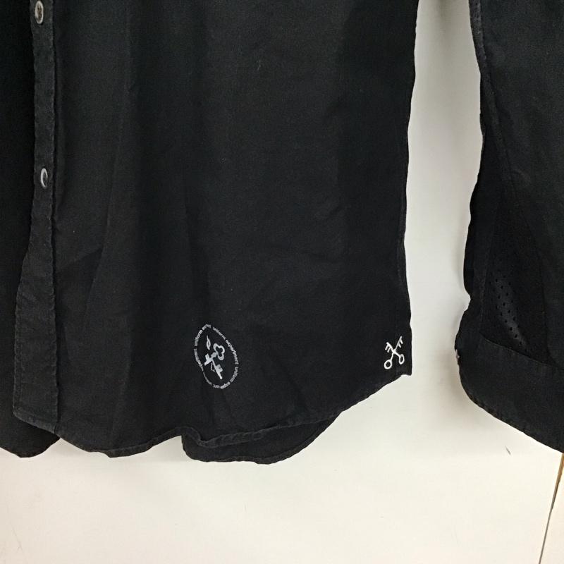 ユニフォームエクスペリメント uniform experiment シャツ、ブラウス 長袖 長袖シャツ 無地シャツ カラーシャツ 3 無地 ダークグレー / ダークグレー / メンズ USED 古着 中古 10155747