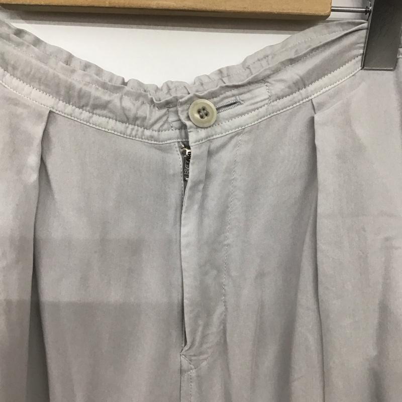 ワイズ Y s パンツ ワークパンツ、ペインターパンツ YD-P08-205 フロントタックワイドパンツ 2 無地 灰 / グレー / gray レディース USED 古着 中古 10155749