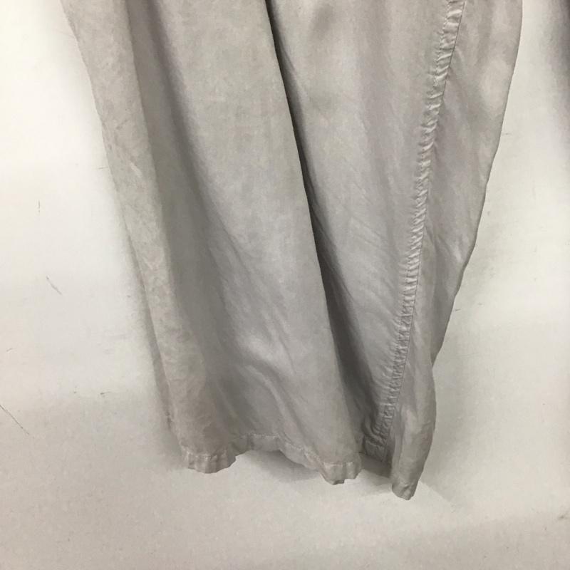 ワイズ Y s パンツ ワークパンツ、ペインターパンツ YD-P08-205 フロントタックワイドパンツ 2 無地 灰 / グレー / gray レディース USED 古着 中古 10155749