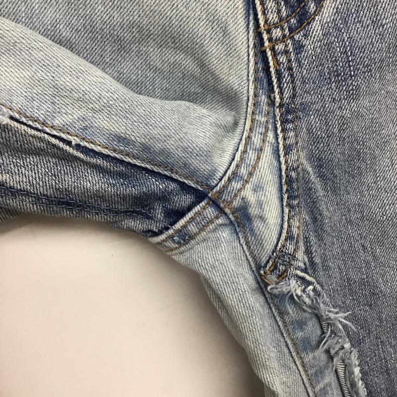メゾンミハラヤスヒロ Maison MIHARA YASUHIRO パンツ デニム、ジーンズ B08PT162 SLIDE PIECE DENIM PANTS 36 無地 マルチカラー / マルチカラー / multicolor レディース USED 古着 中古 10155752