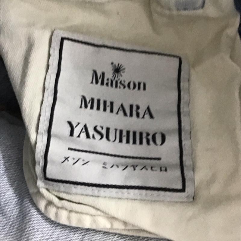 メゾンミハラヤスヒロ Maison MIHARA YASUHIRO パンツ デニム、ジーンズ B08PT162 SLIDE PIECE DENIM PANTS 36 無地 マルチカラー / マルチカラー / multicolor レディース USED 古着 中古 10155752