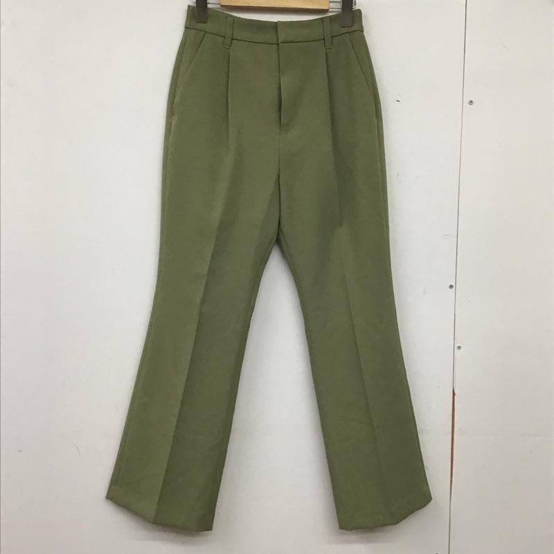ローリーズファーム LOWRYS FARM パンツ スラックス M 無地 緑 / グリーン / green レディース USED 古着 中古 10155753