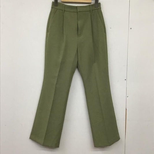 ローリーズファーム LOWRYS FARM パンツ スラックス M 無地 緑 / グリーン / green レディース USED 古着 中古 10155753
