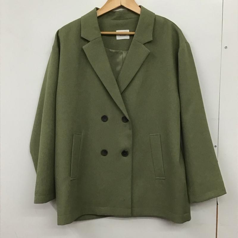 ローリーズファーム LOWRYS FARM ジャケット、上着 ジャケット、ブレザー FREE 無地 緑 / グリーン / green レディース USED 古着 中古 10155754