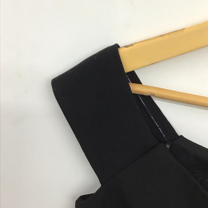 ザラ ZARA ワンピース ミニスカート M 無地 黒 / ブラック / black レディース USED 古着 中古 10155759