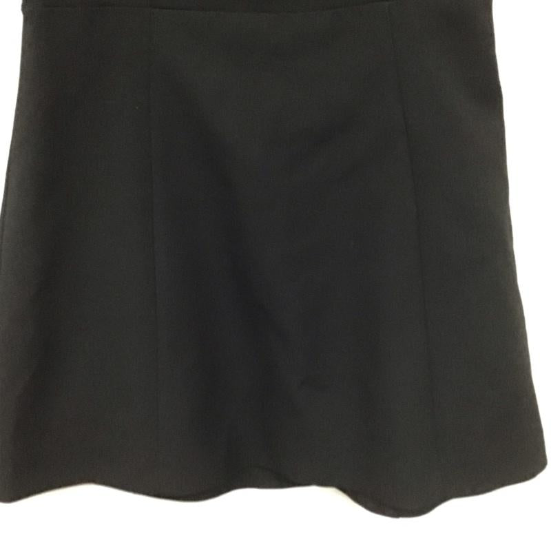 ザラ ZARA ワンピース ミニスカート M 無地 黒 / ブラック / black レディース USED 古着 中古 10155759