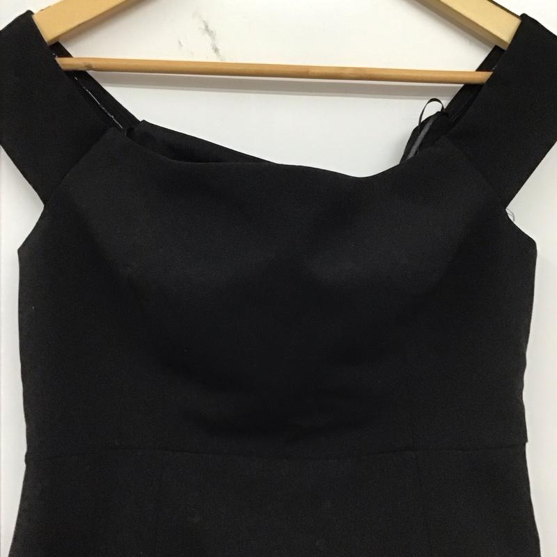 ザラ ZARA ワンピース ミニスカート M 無地 黒 / ブラック / black レディース USED 古着 中古 10155759